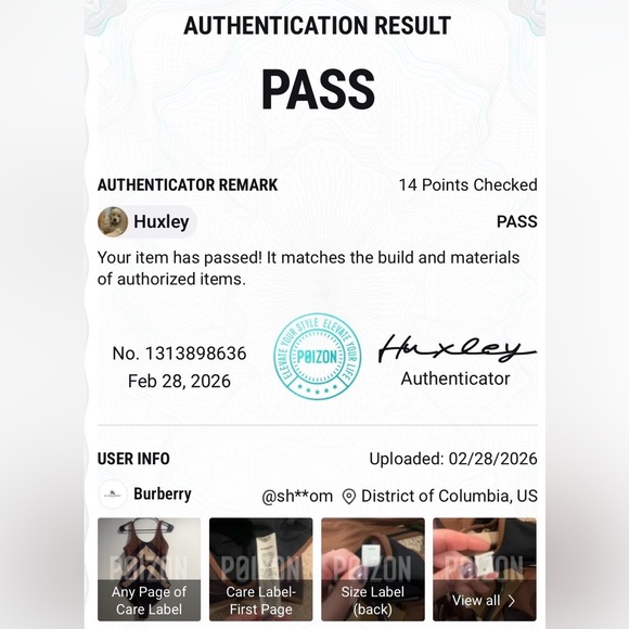 BURBERRY Cleddau Check one piece in Dark Birch/brown NWT - Picture 3 of 16